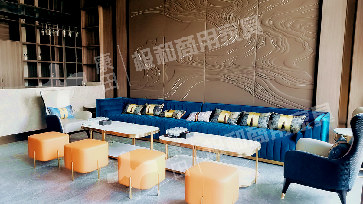 河南康田家具有限公司酒店家具産品展示。