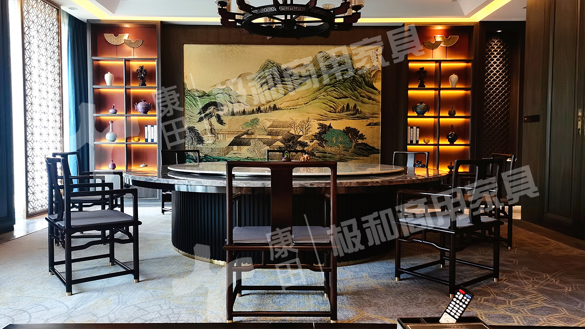 河南康田家具有限公司酒店家具産品展示。