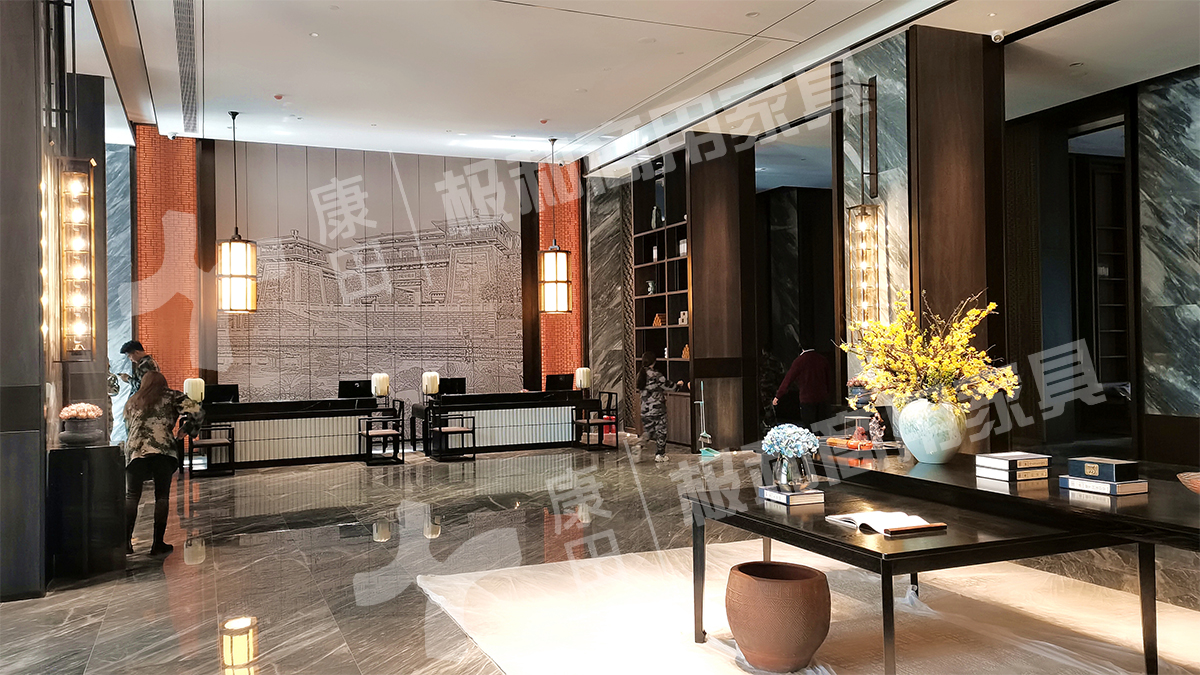 河南康田家具有限公司酒店家具産品展示。